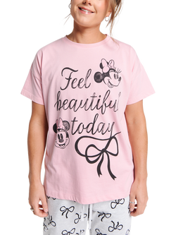 Brand Threads Minnie Mouse Pyjama Set, Multi, Multi