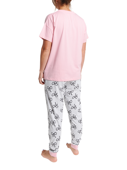 Brand Threads Minnie Mouse Pyjama Set, Multi - view 2, Multi