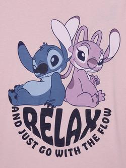 Brand Threads Stitch Pyjamas, Pink - view 2, Pink