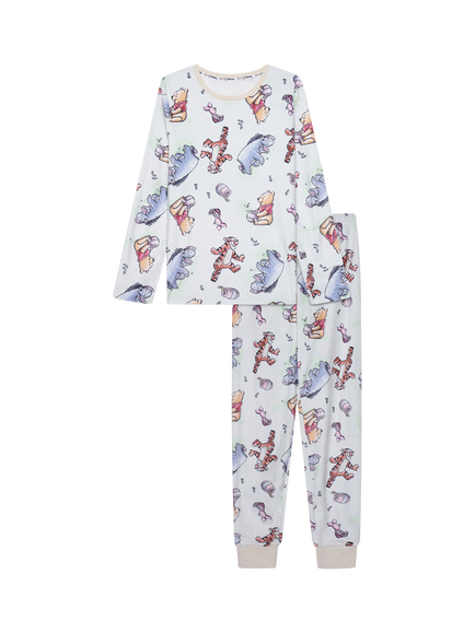 Brand Threads Winnie The Pooh Pyjama Set, Multi, Multi