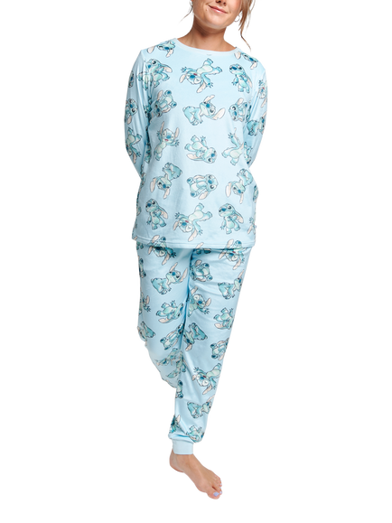Brand Threads Stitch Divine Fleece Pyjamas, Blue, Blue