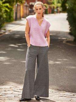 Ro&Zo Rib Knit V-Neck Tank Top, Purple, Purple