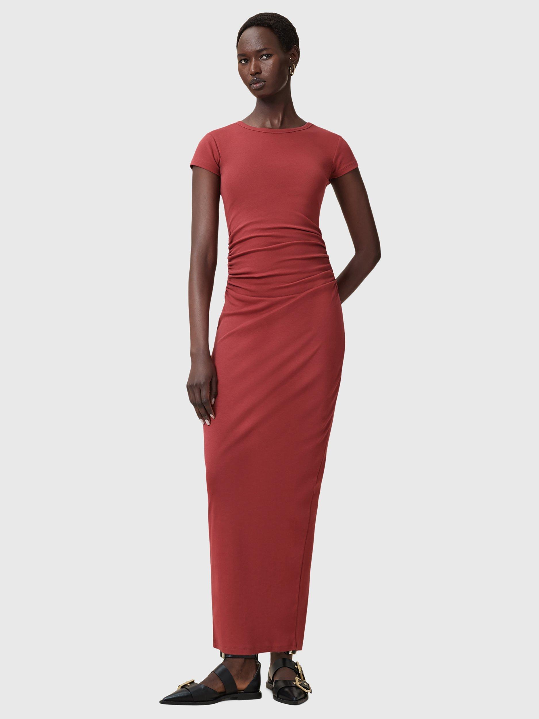 Bodycon Dress Red Occasion Maxi Dress MORANA MAXI DRESS RED