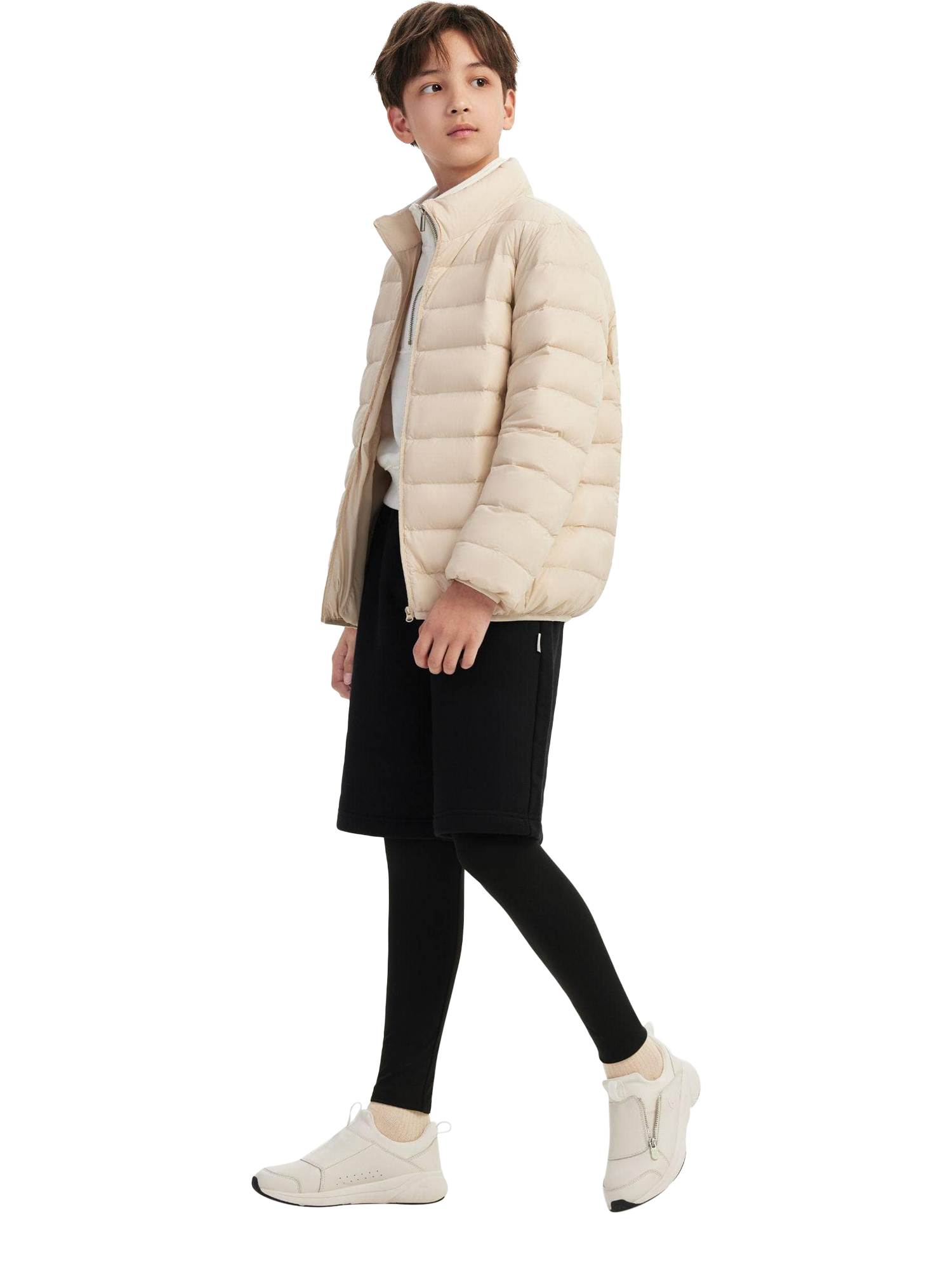 Product image 3 of 9, which shows Bosideng Kids' Unisex 3-in-1 Functional Down Jacket, Chesnuts, 9 years|10 years