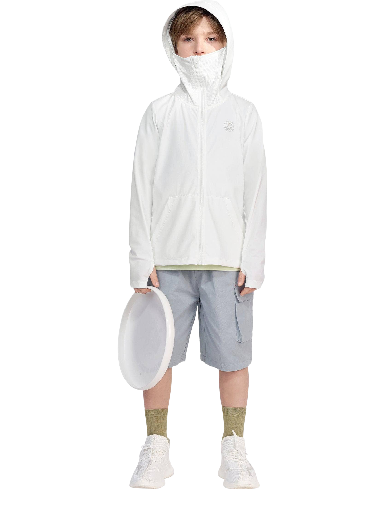 Product image 4 of 6, which shows Bosideng Kids' Unisex UPF Protection Jacket, Off White, 4 years|5 years