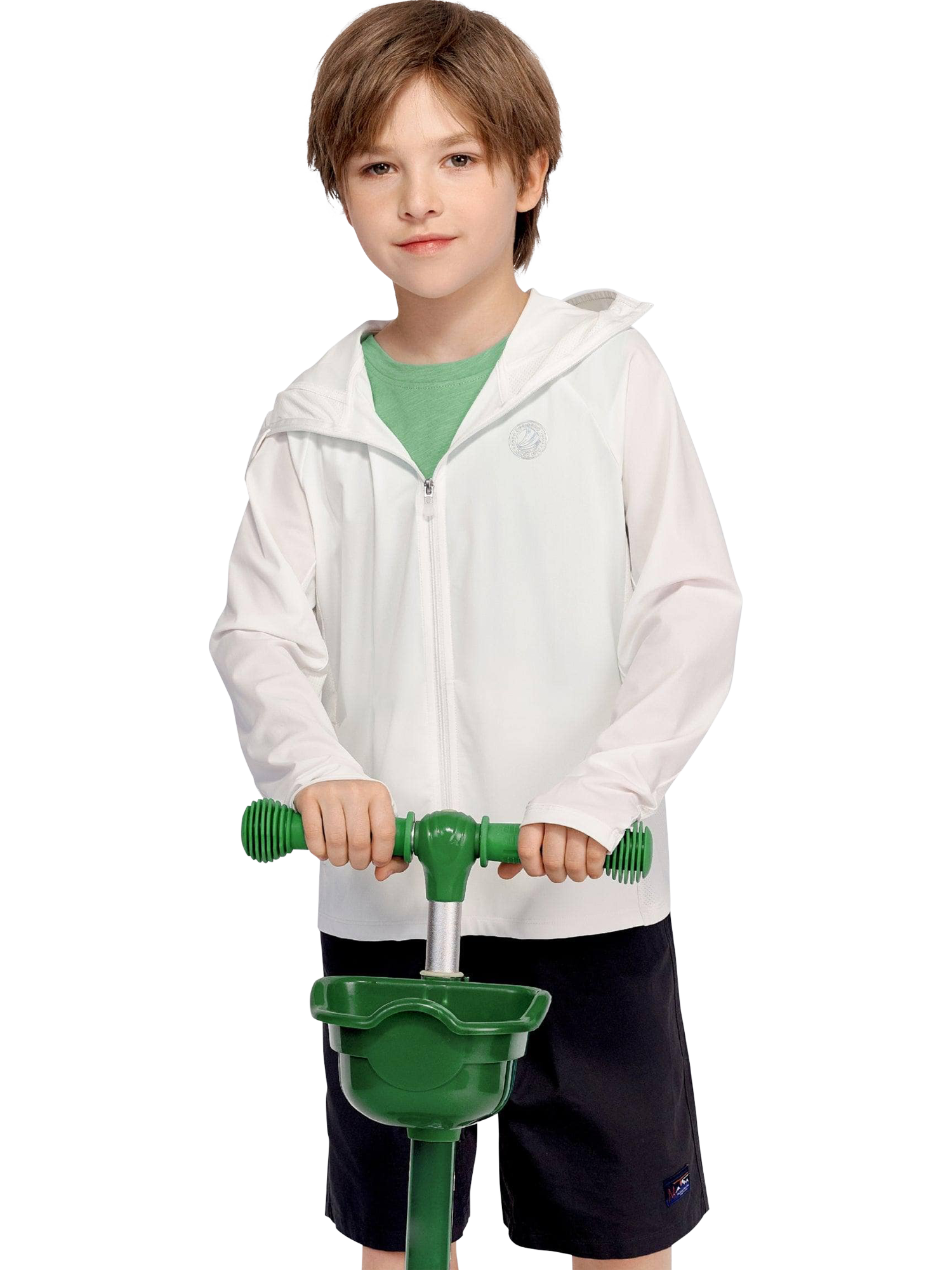 Product image 6 of 6, which shows Bosideng Kids' Unisex UPF Protection Jacket, Off White, 4 years|5 years