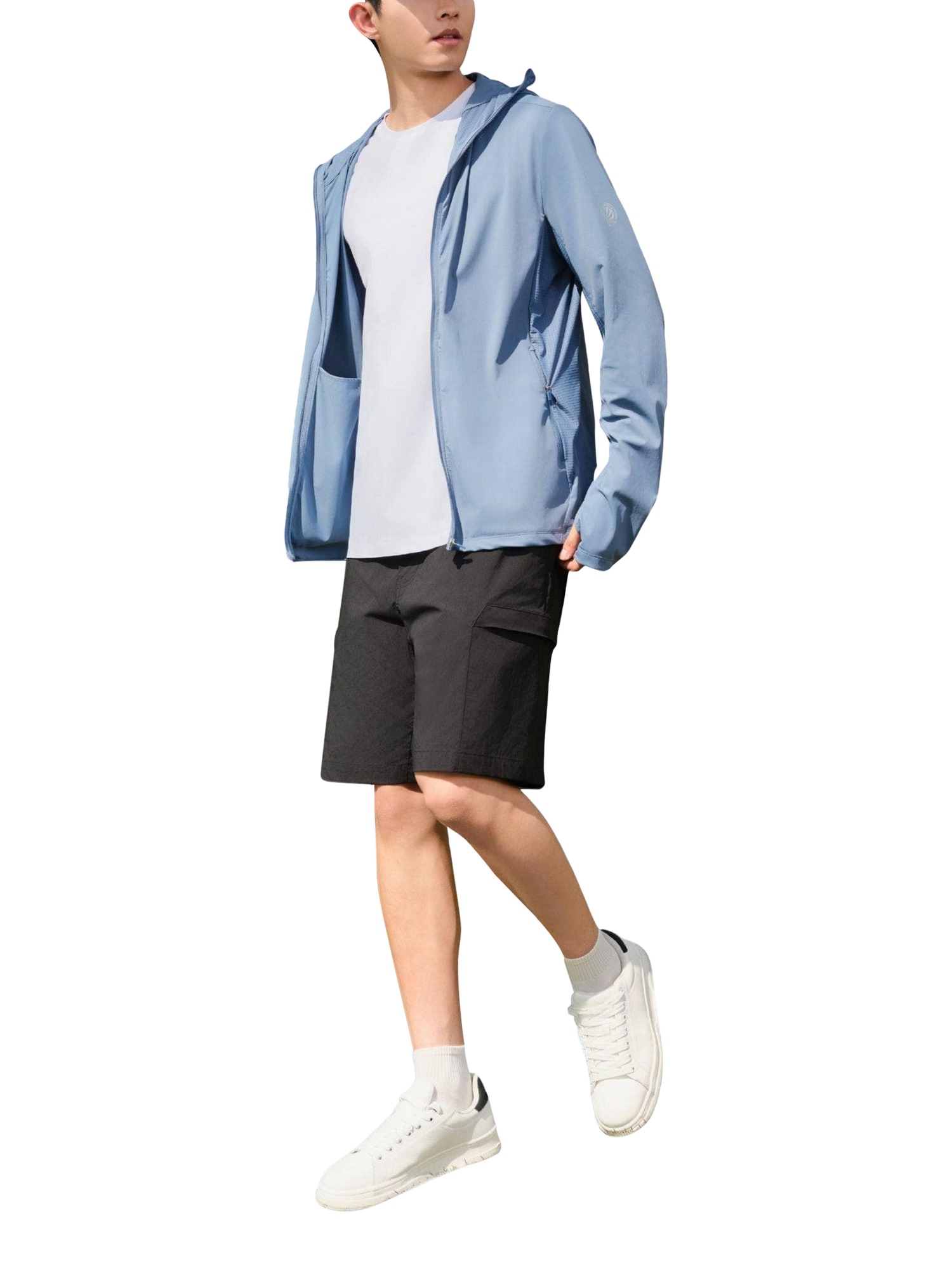 Product image 3 of 7, which shows Bosideng UPF Protection Jacket, Light Slate Grey, S