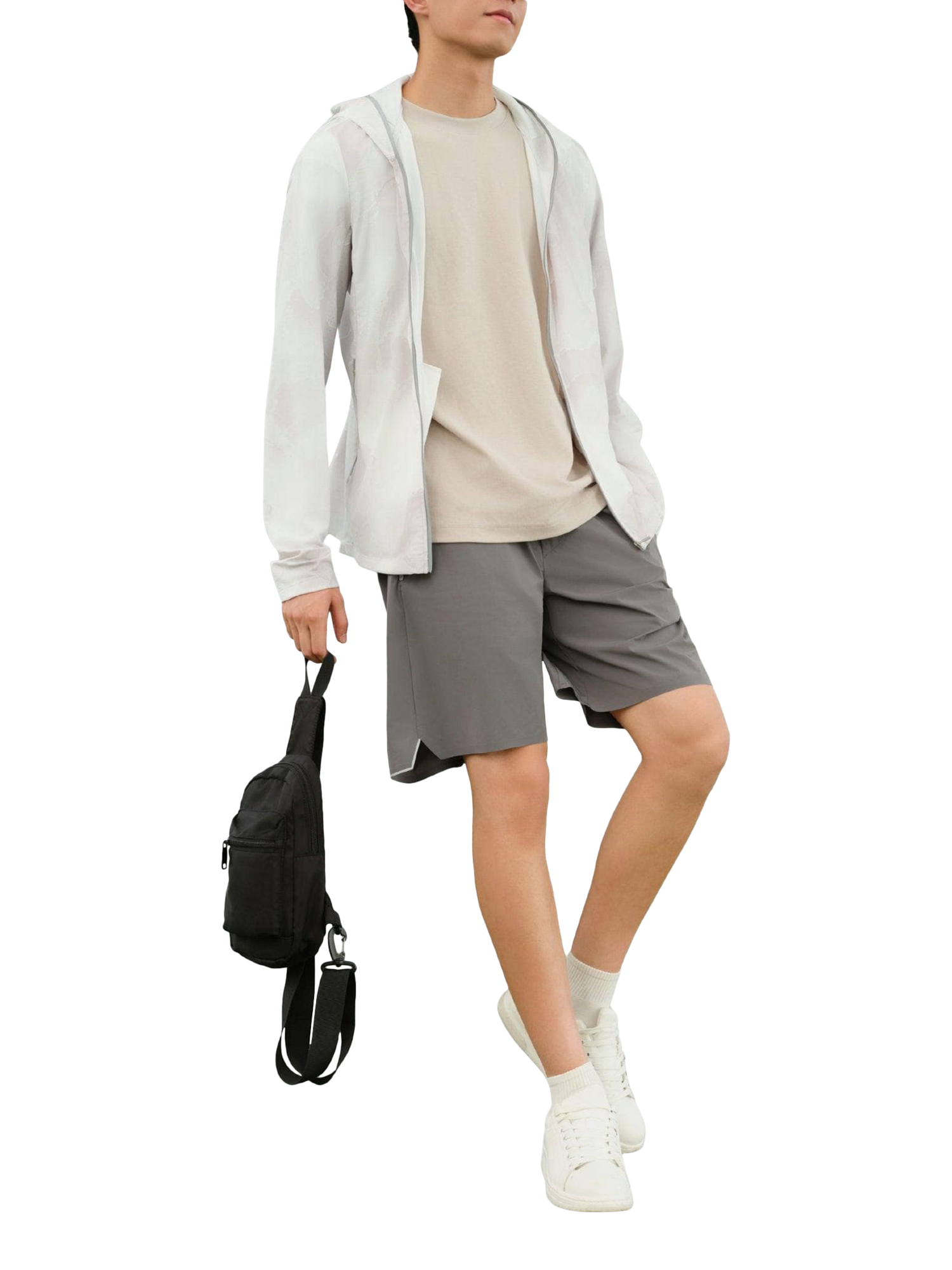 Product image 3 of 7, which shows Bosideng UPF Protection Jacket, Silver, XS