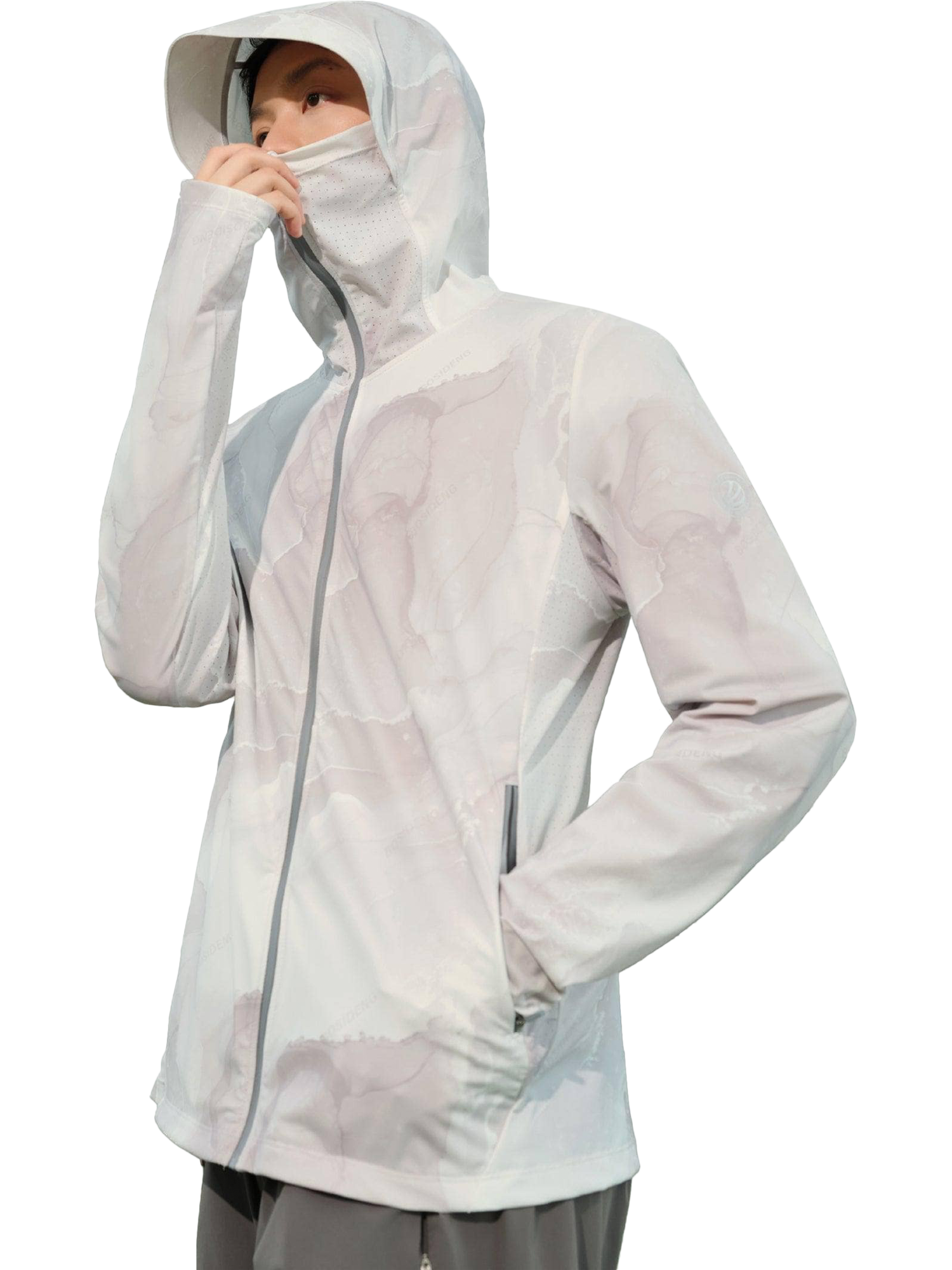 Product image 2 of 7, which shows Bosideng UPF Protection Jacket, Silver, XS