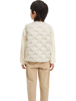 Bosideng Kids' Quilted Sleeveless Gilet, Wheat - view 2, Wheat