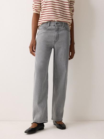 Jigsaw Carter Straight Jeans, Grey, Grey