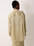 Jigsaw Textured Cocoon Shirt, Neutral