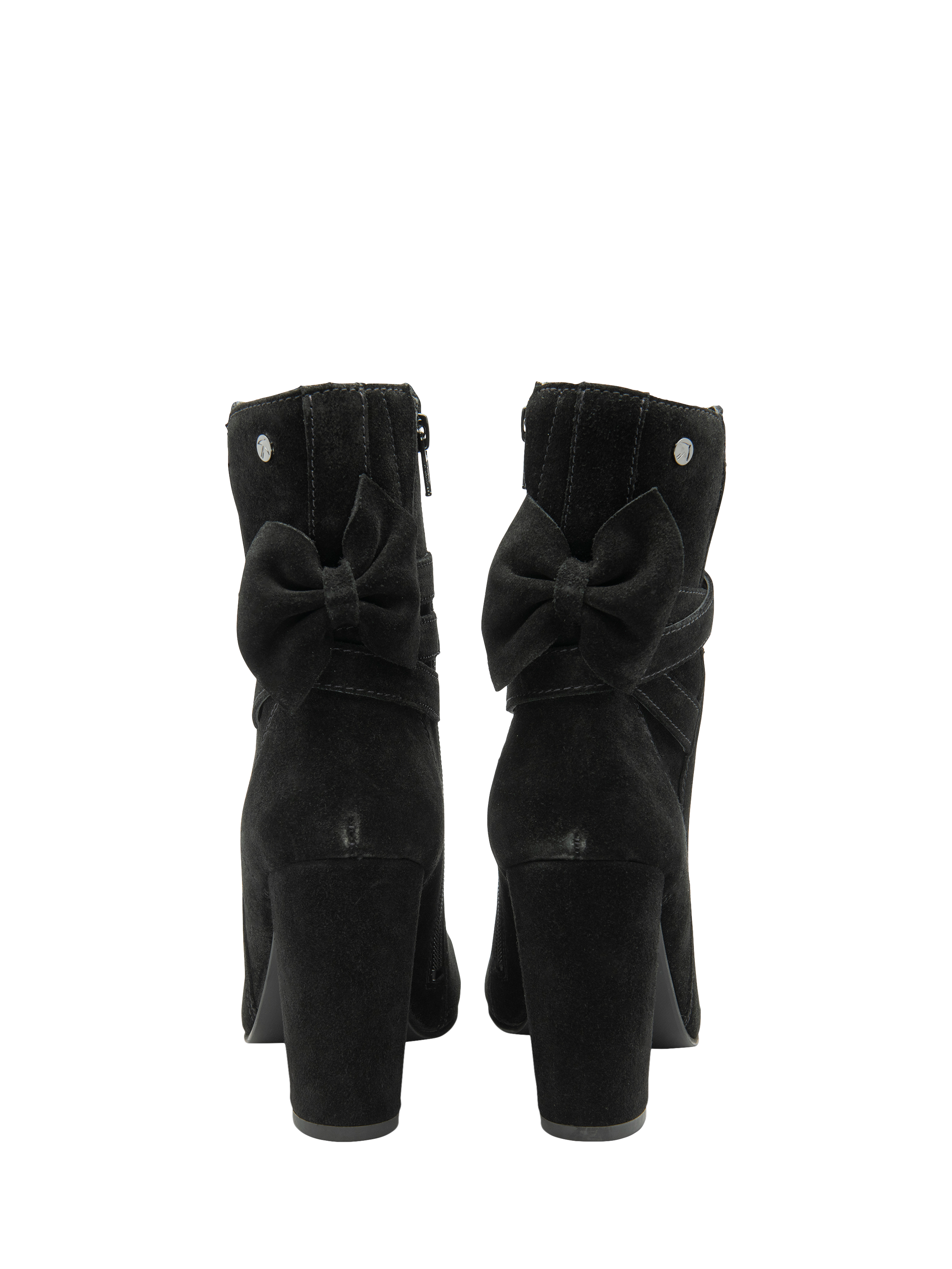 Product image 3 of 4, which shows Ravel Alder Suede Ankle Boots, Black, 3