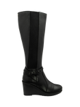 Ravel Arkle Leather Knee High Boots, Black