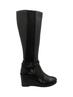 Ravel Arkle Leather Knee High Boots, Black, Black