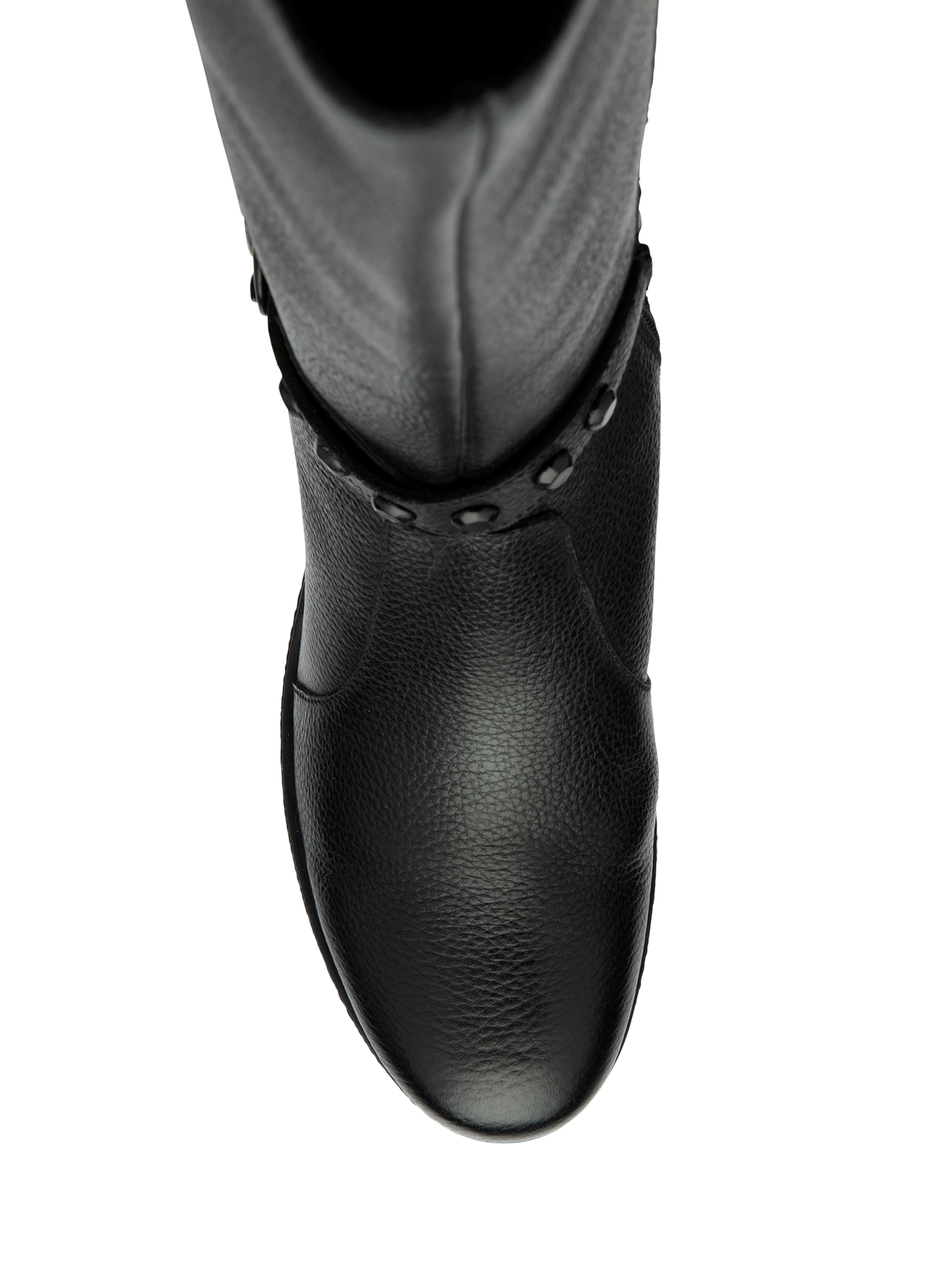 Product image 4 of 4, which shows Ravel Arkle Leather Knee High Boots, Black, 4