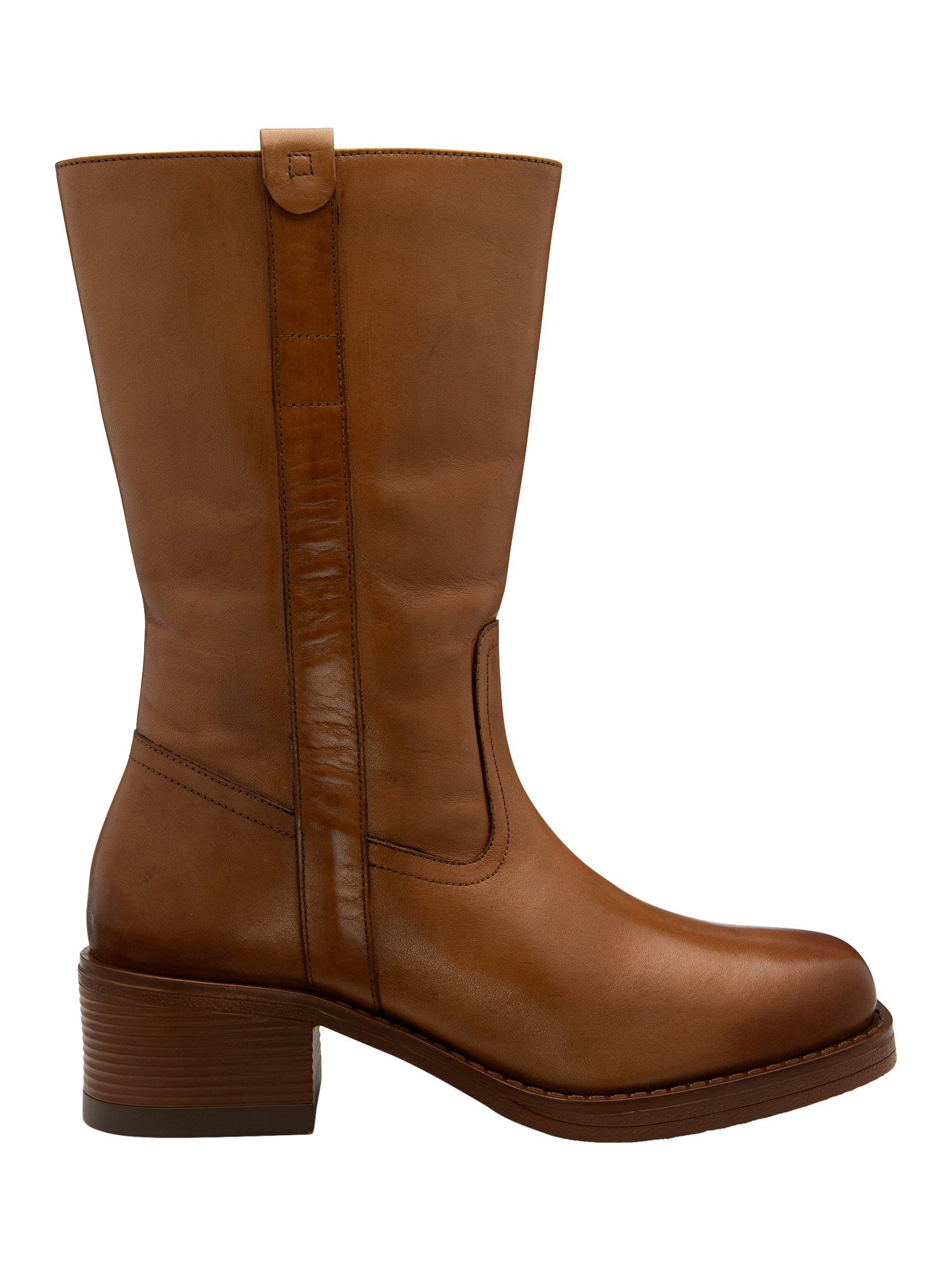Product image 1 of 4, which shows Ravel Ancroft Leather Ankle Boots, Tan, 3