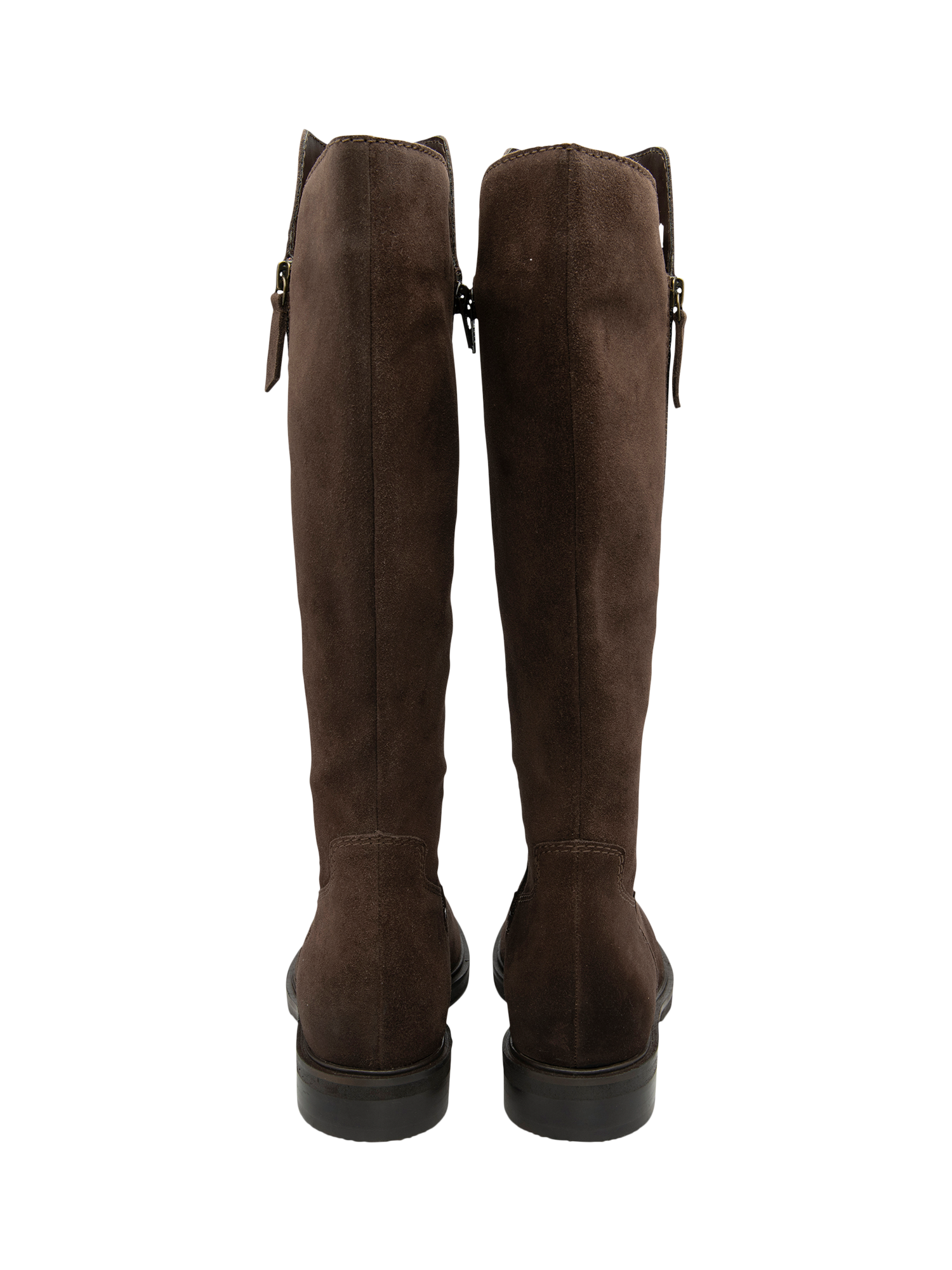 Product image 3 of 4, which shows Ravel Ashington Suede Knee High Boots, Chocolate, 5