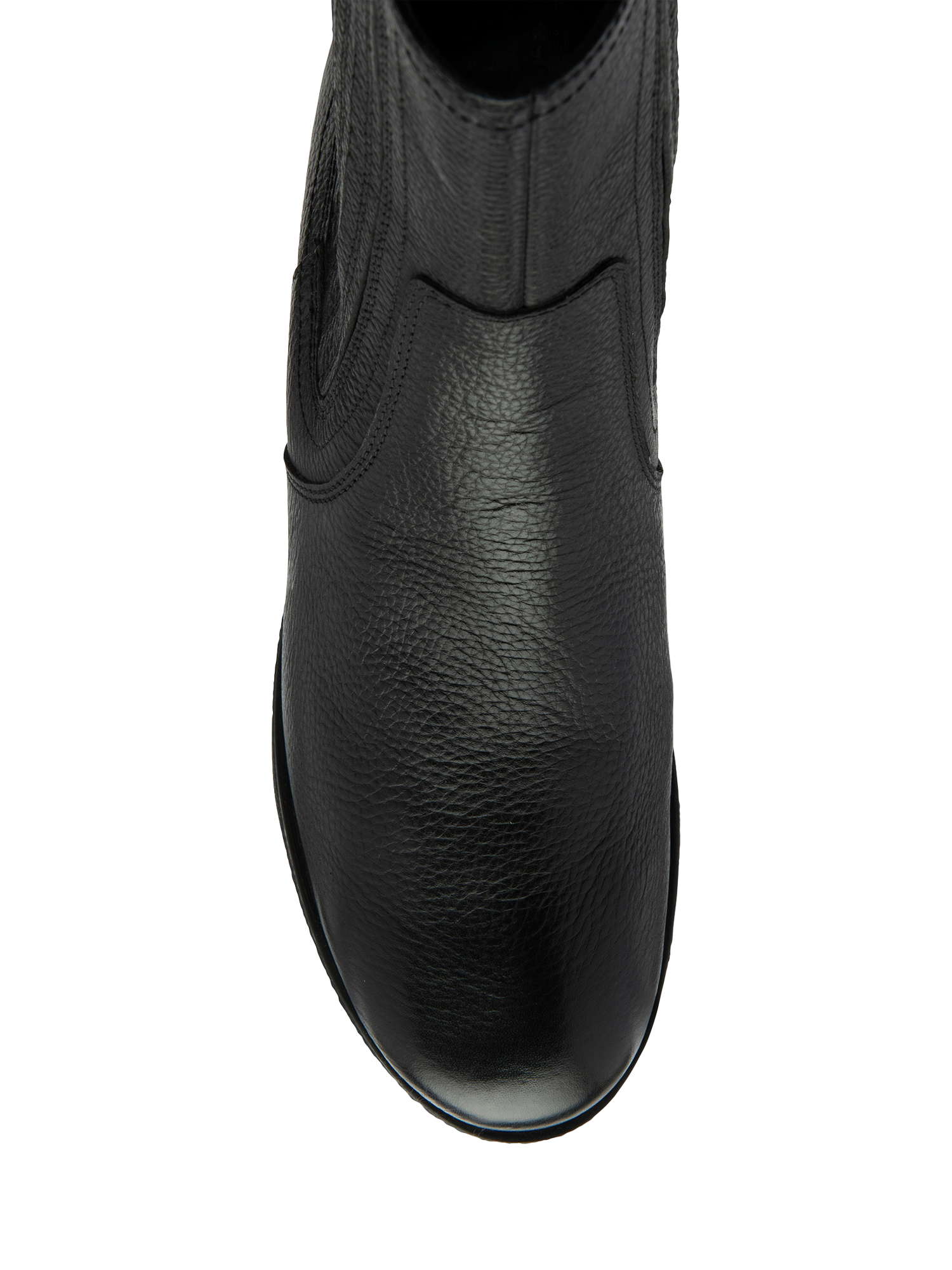 Product image 4 of 4, which shows Ravel Calvay Leather Ankle Boots, Black, 3