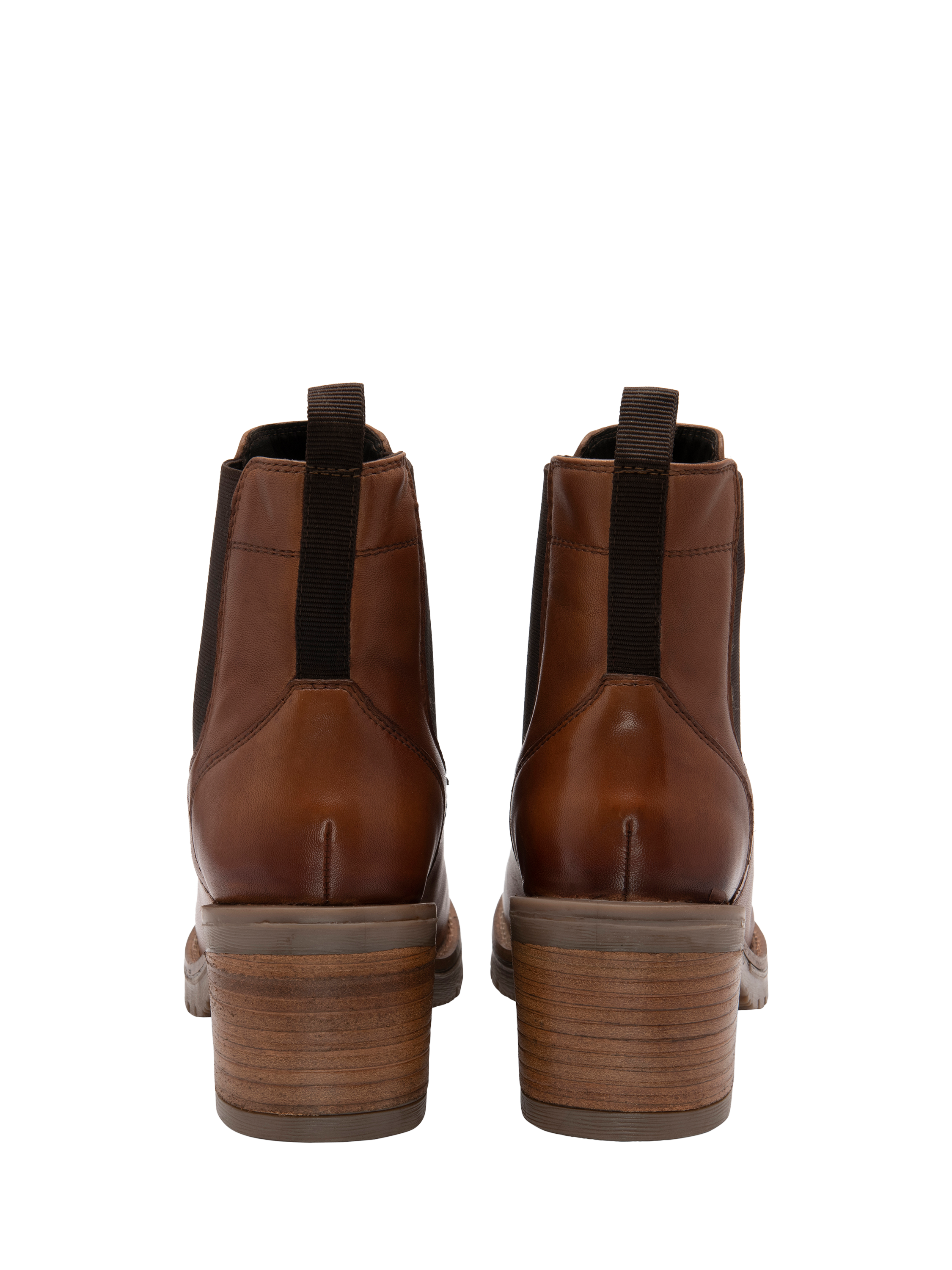 Product image 3 of 4, which shows Ravel Bray Leather Chunky Biker Boots, Tan, 3