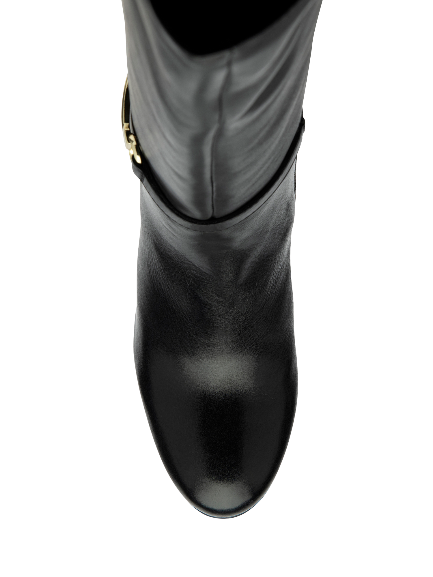 Product image 4 of 4, which shows Ravel Christon Leather Knee High Boots, Black, 3