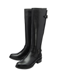 Ravel Eildon Leather Knee High Boots, Black