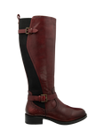 Ravel Eildon Leather Knee High Boots, Bordeaux