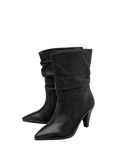 Ravel Gatton Leather Cone Heel Ankle Boots, Black