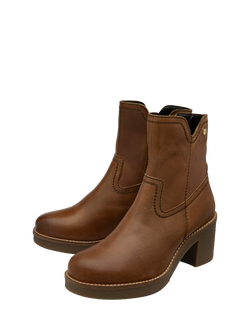 Ravel Lawers Leather Ankle Boots, Tan - view 2, Tan