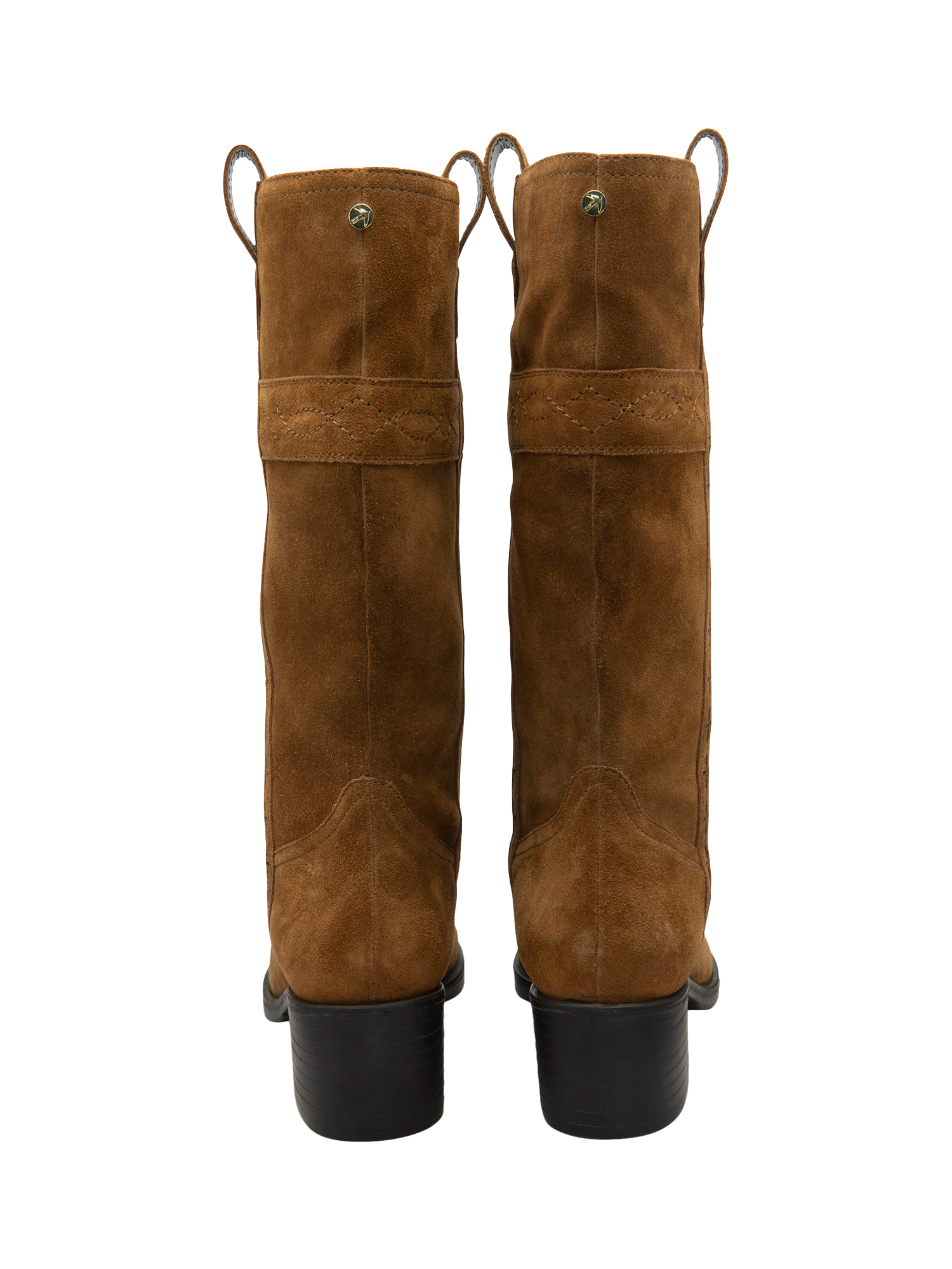 Product image 3 of 4, which shows Ravel Pennan Suede Knee High Boots, Tan, 3