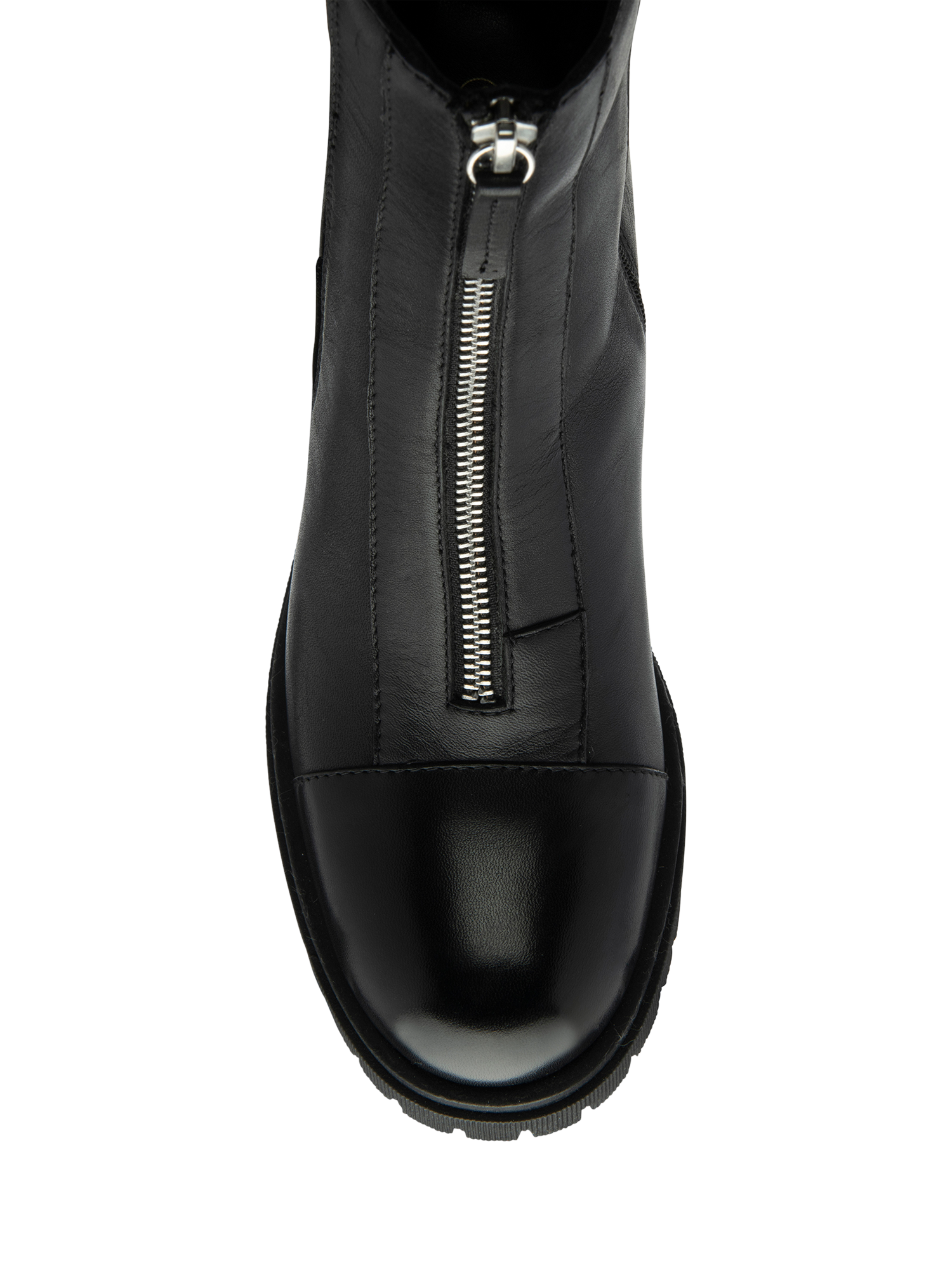 Product image 4 of 4, which shows Ravel Tambo Leather Ankle Boots, Black, 3