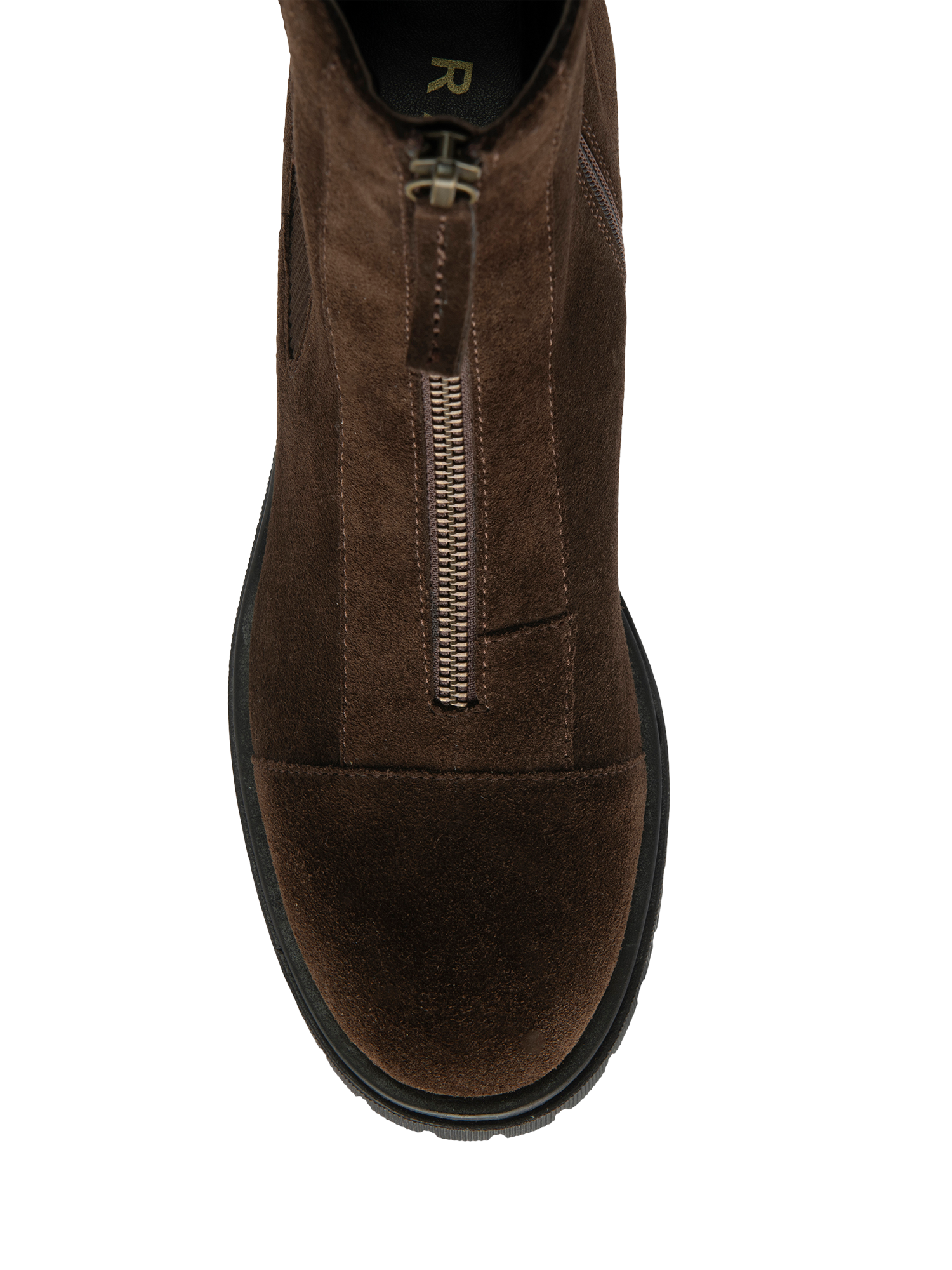 Product image 4 of 4, which shows Ravel Tambo Leather Ankle Boots, Brown, 3