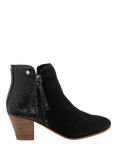 Ravel Tay Suede Stacked Heeled Ankle Boots