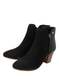 Ravel Tay Suede Stacked Heeled Ankle Boots