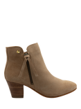 Ravel Tulli Suede Cuban Heel Ankle Boots