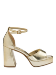 Ravel Ornsay Block Heel Strappy Sandals, Gold