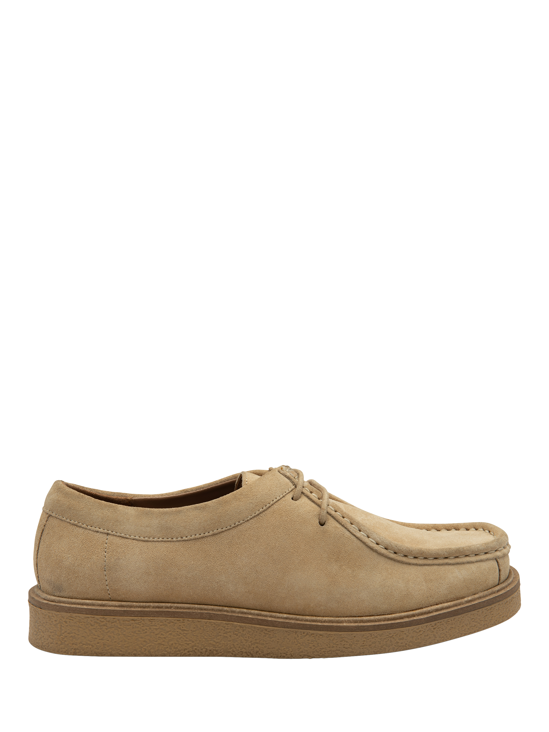 Product image 1 of 4, which shows Ravel Copley Suede Moccasins, Sand, 3