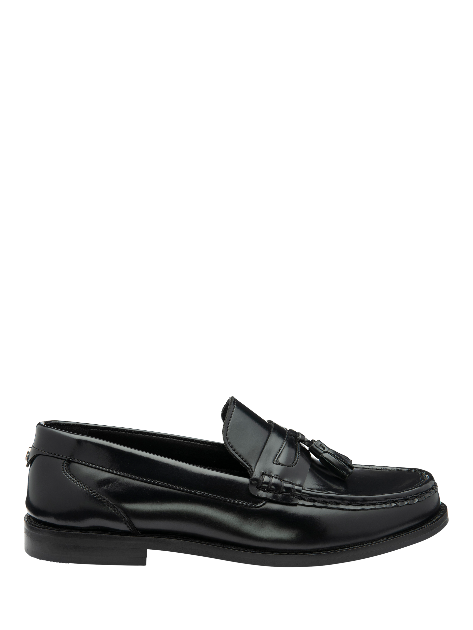 Product image 1 of 4, which shows Ravel Millport Leather Loafers, Black, 3