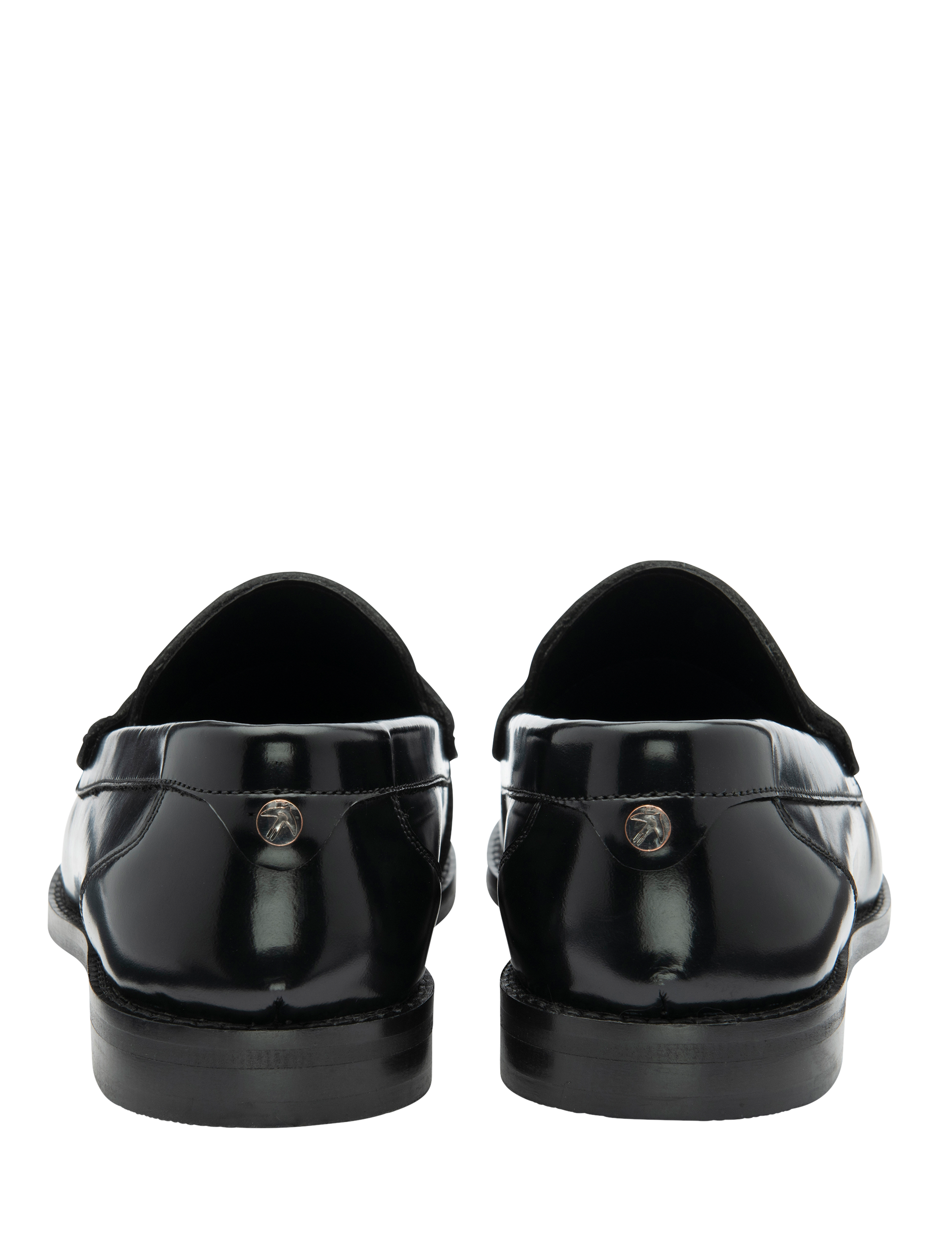 Product image 3 of 4, which shows Ravel Millport Leather Loafers, Black, 3