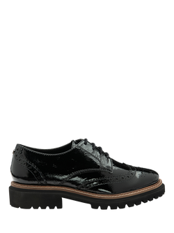 Ravel Walsh Leather Chunky Brogues, Black, Black