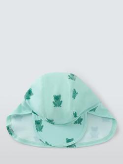 John Lewis Baby Frog Keppi Safari Hat, Green, Green