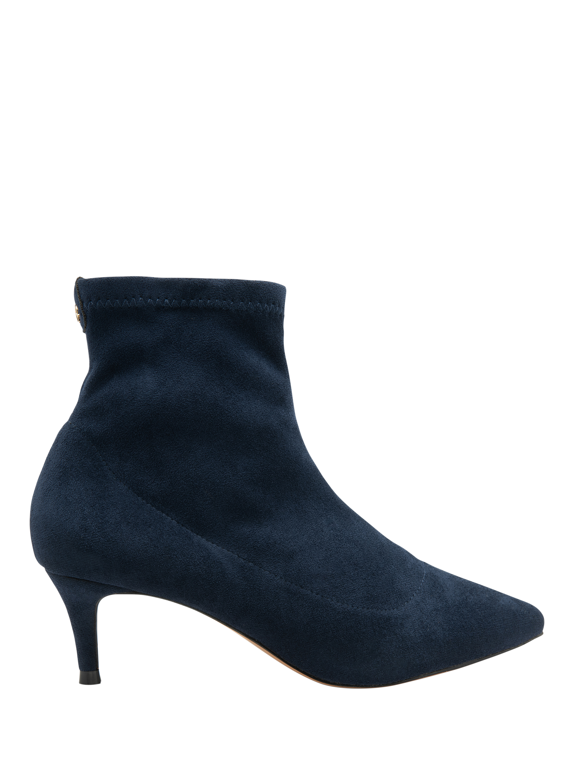 Product image 1 of 4, which shows Ravel Madruga Kitten Heel Ankle Boots, Navy, 5