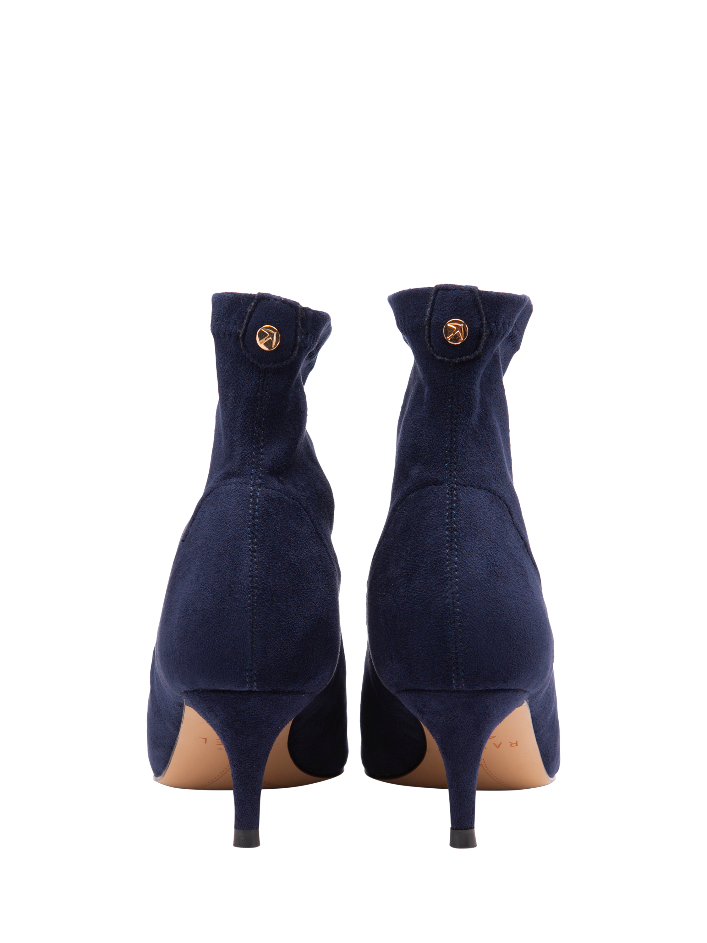 Product image 3 of 4, which shows Ravel Madruga Kitten Heel Ankle Boots, Navy, 5