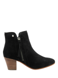 Ravel Tulli Suede Ankle Boots, Black