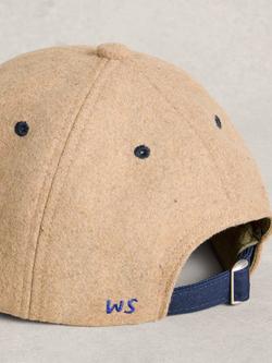 White Stuff Felt Baseball Cap - view 2, Dark Natural
