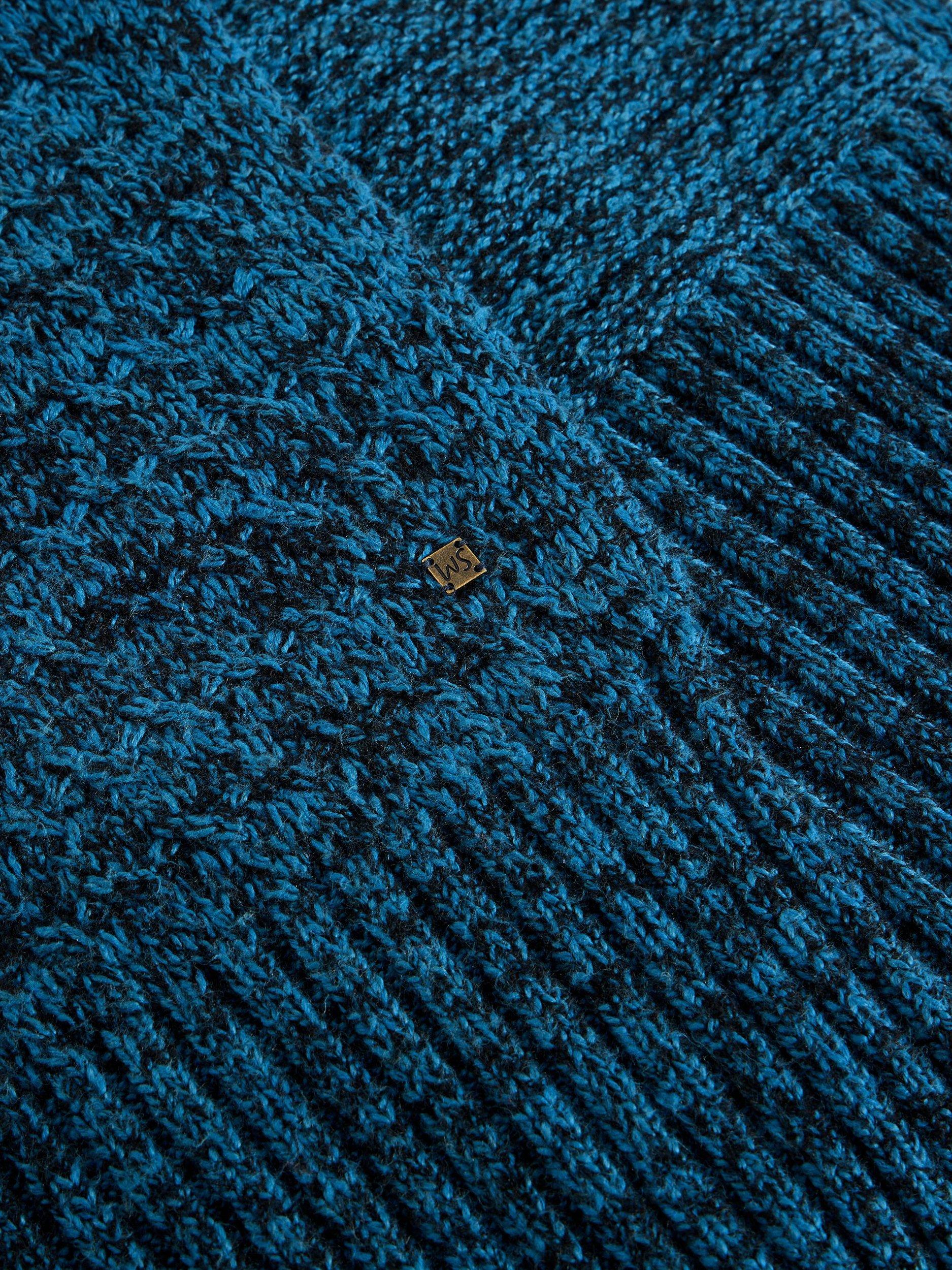 Product image 3 of 3, which shows White Stuff Twist Cotton Blend Scarf, Dk Teal, One Size