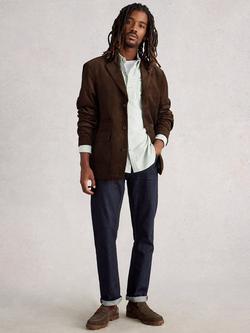 White Stuff Cotton Corduroy Blazer, Dk Brown, Dk Brown