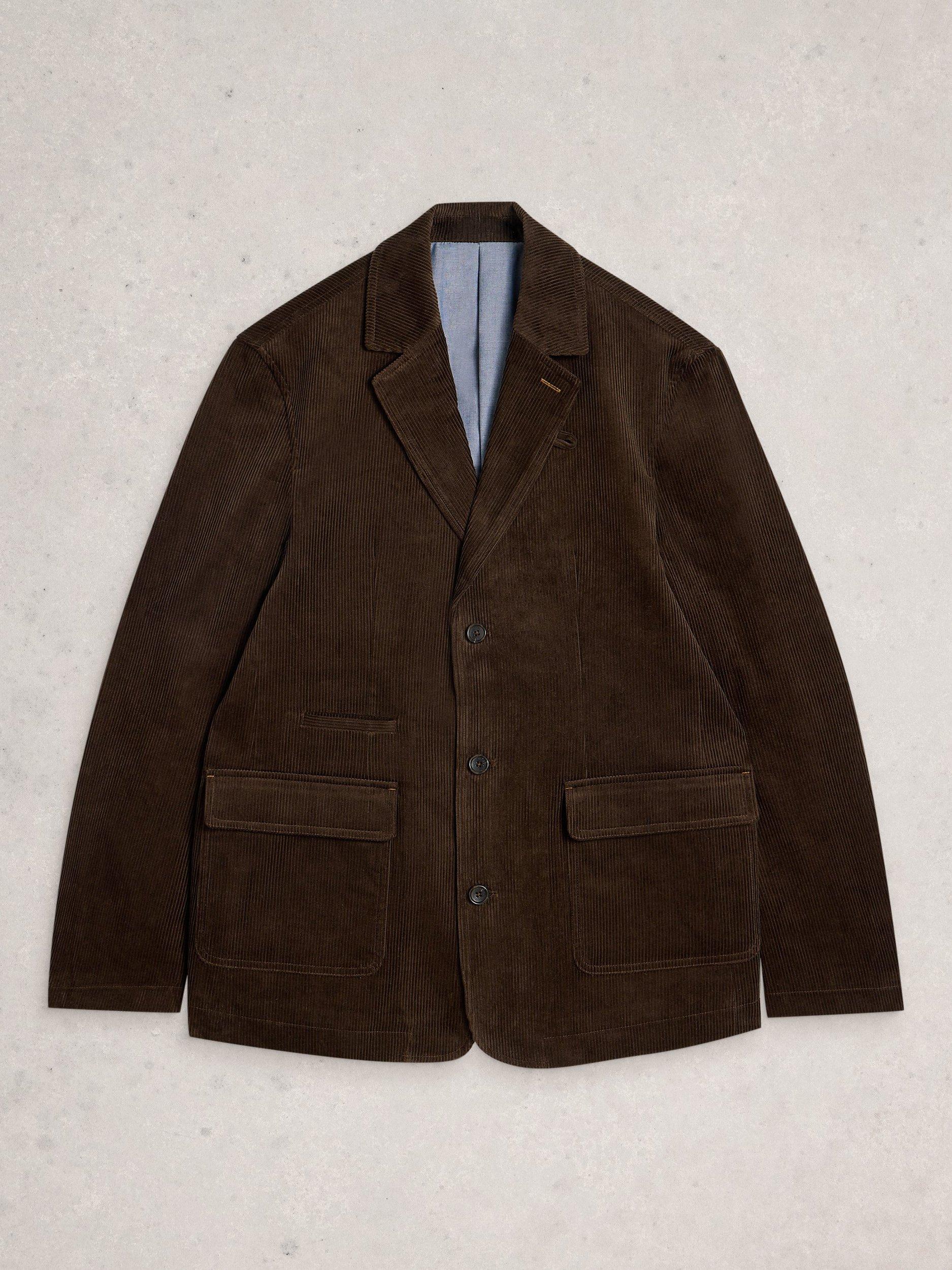 Product image 5 of 6, which shows White Stuff Cotton Corduroy Blazer, Dk Brown, 38R