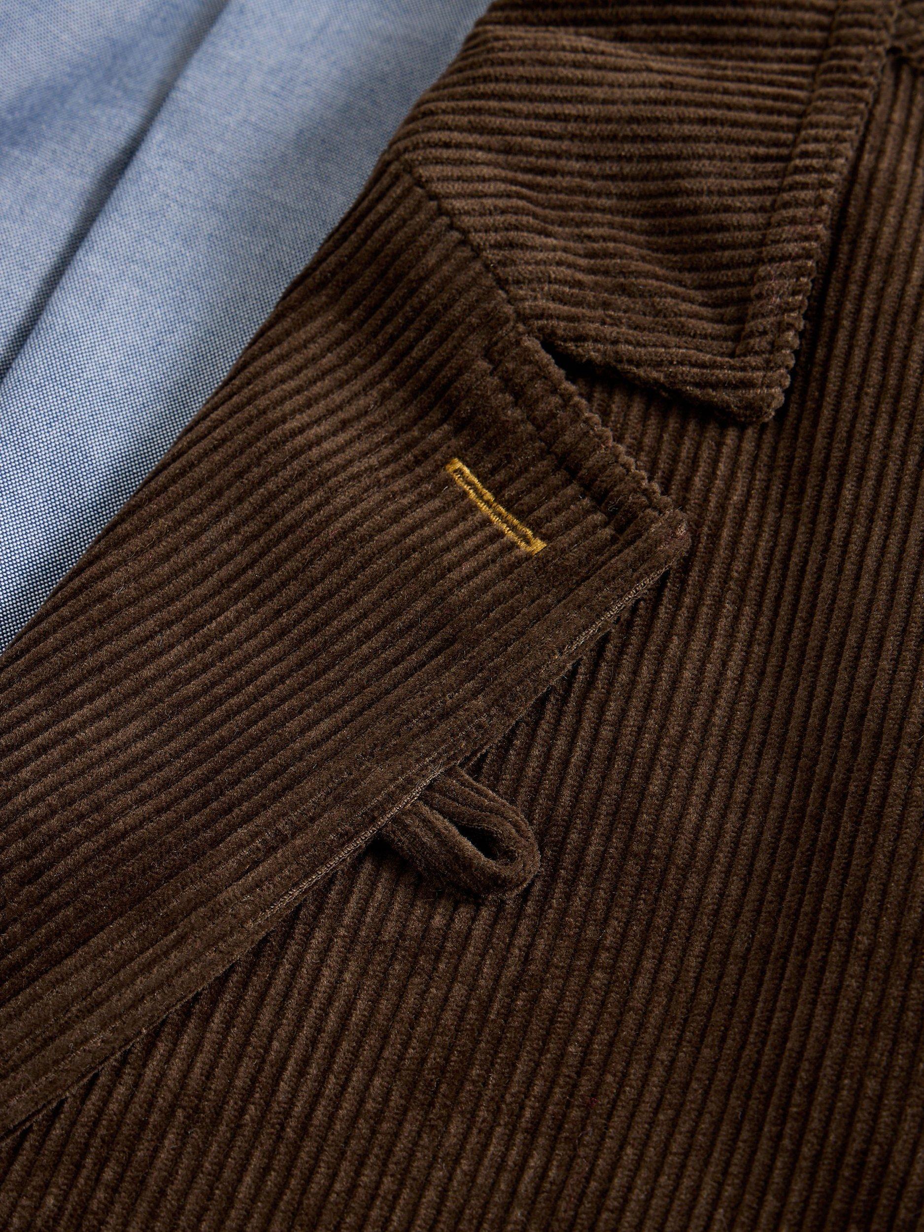Product image 6 of 6, which shows White Stuff Cotton Corduroy Blazer, Dk Brown, 38R