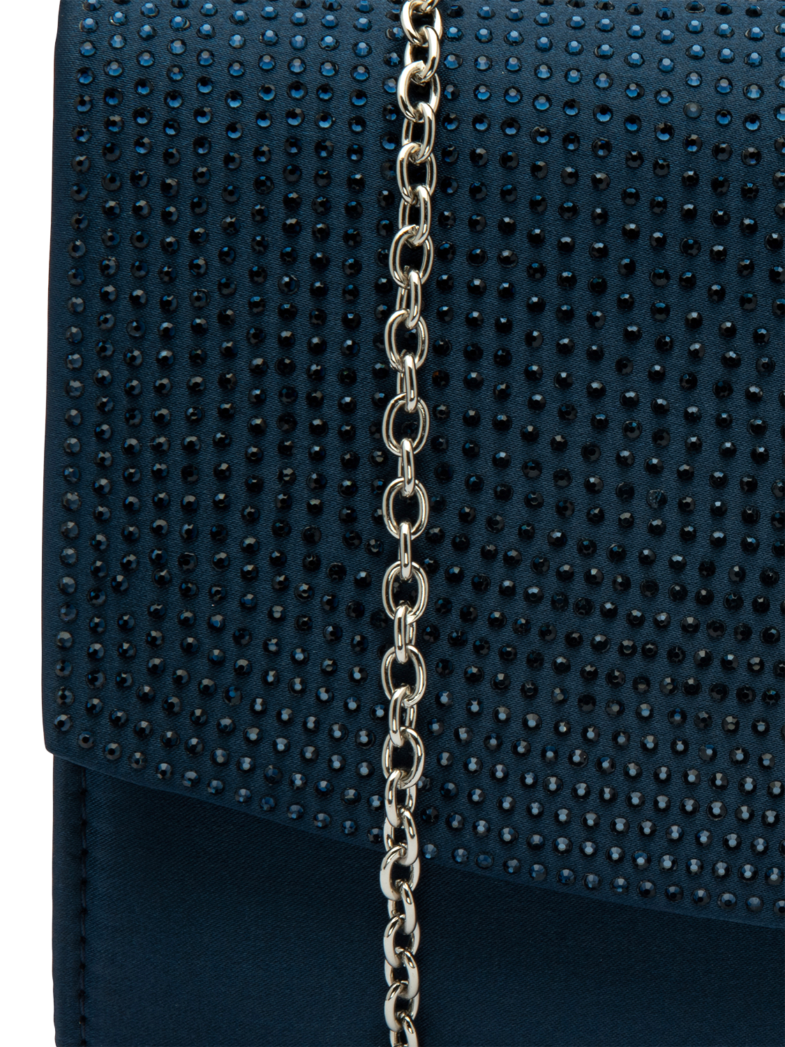 Product image 3 of 4, which shows Ravel Ardee Embellished Envelope Clutch Bag, Navy